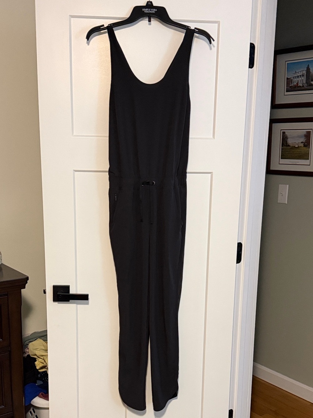 Patagonia Black Sleeveless Jumpsuit